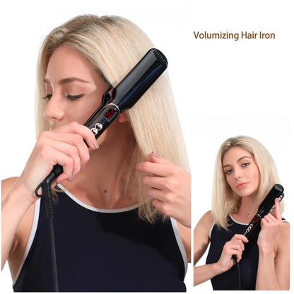 Hair Volumizing Iron Fluffy Curling Iron Fast Ceramic Corrugated Hair Curler Electric Hair Waver Iron Styling Tools