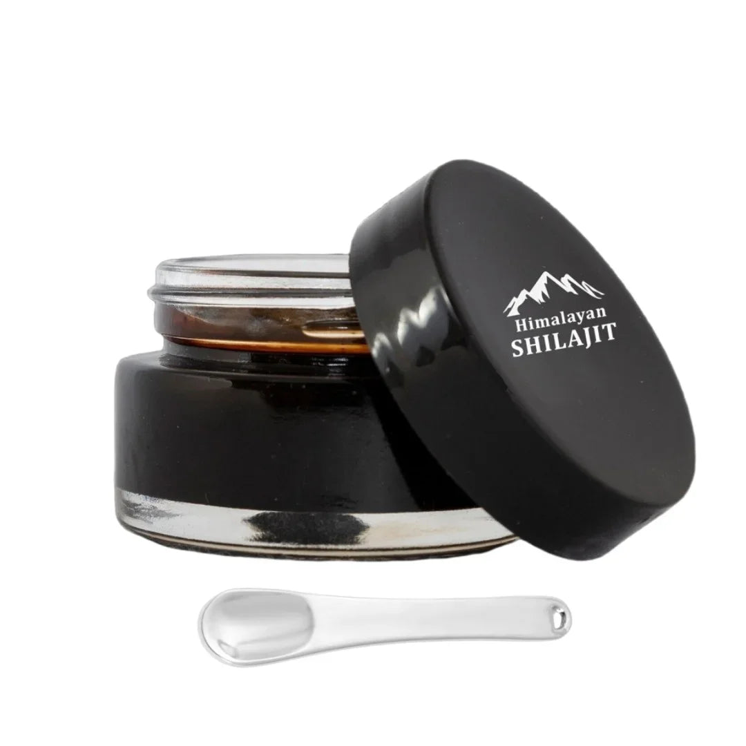 100% WITH STAINLESS STEEL SPOON ORGANIC SHILAJIT